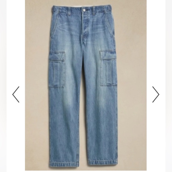 Cargo Jeans! Utility Pants Wide Leg Jean SOLD OUT @Banana Republic - Picture 5 of 6